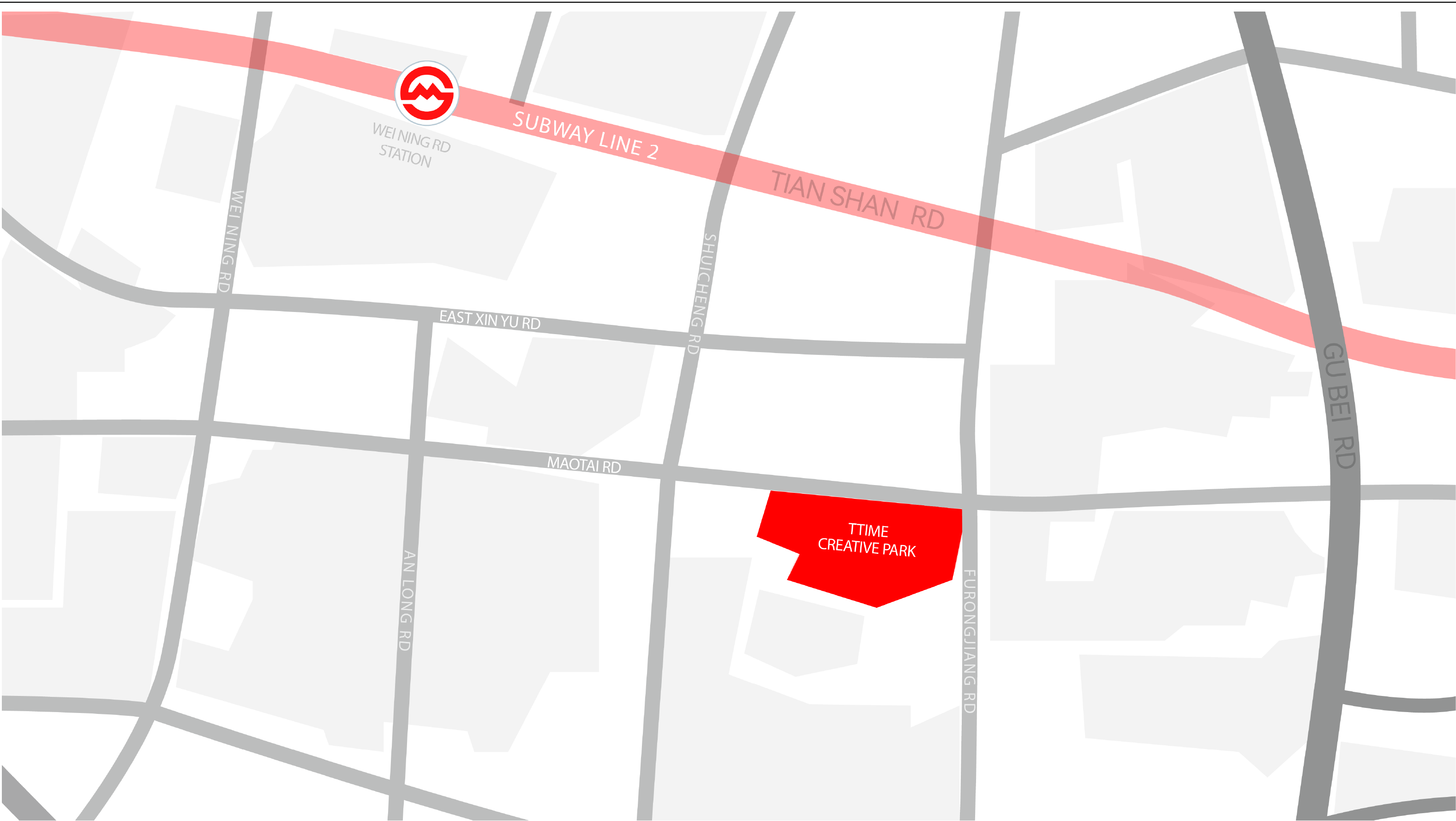 Map showing White Pix at TTime Creative Park near Maotai Road