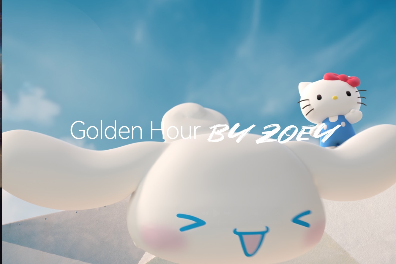 Golden Hour by Zoec, an animated character scene